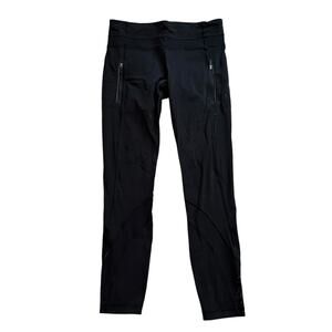 Lululemon black ankle length leggings size 6